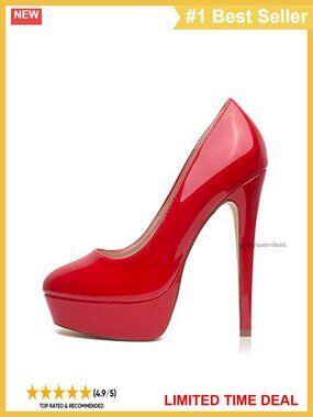 Women's Platform High Heels Slip On Pumps Peep Toe Closed Toe